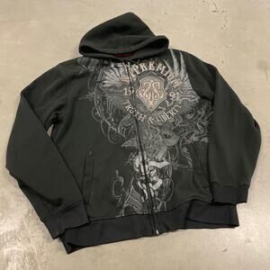 vintage y2k southpole style hoodie no zipper tab